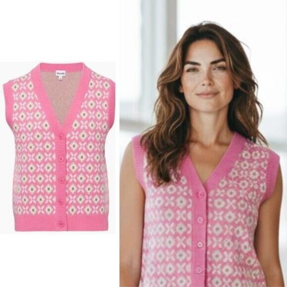 SUNDAY BEST Aritzia Preston Merino Wool Sweater Vest Size 2XS - Picture 1 of 6